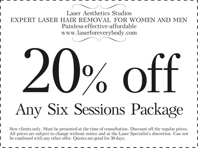 20% OFF Any Six Sessions Package