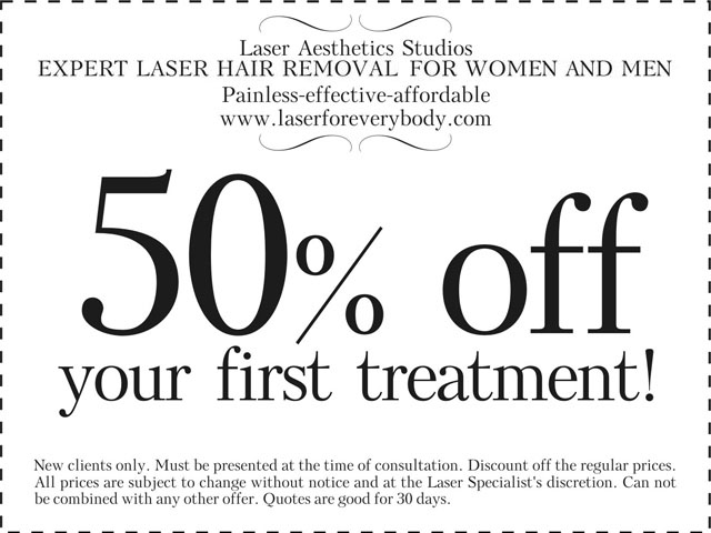 50% off your first treatment